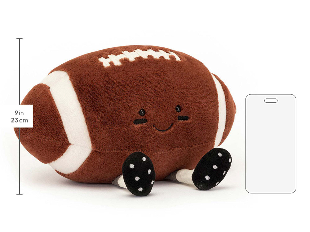 Amuseables Sports American Football, size chart