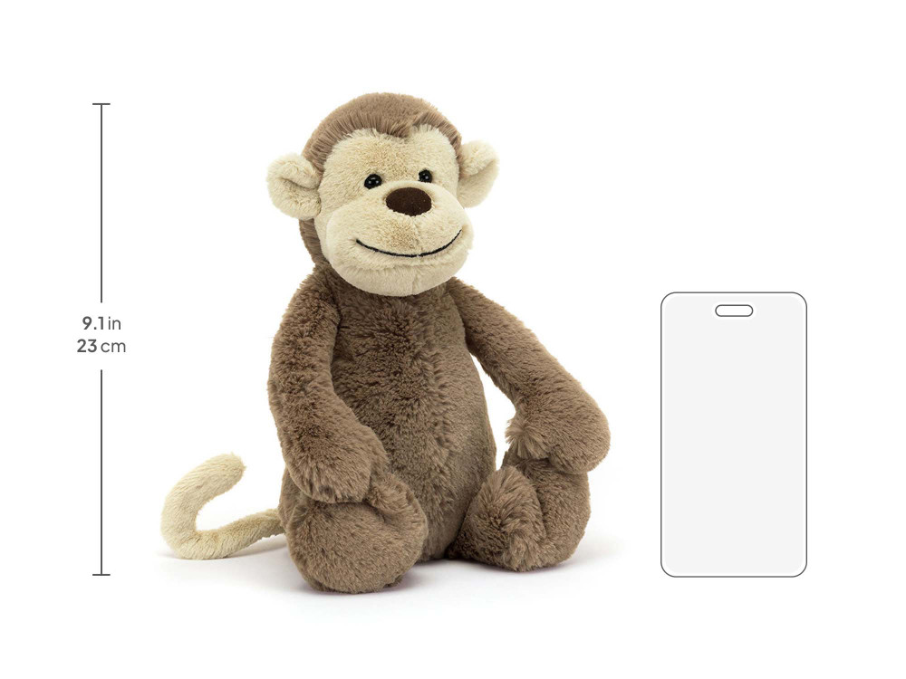 Bashful Monkey Medium, size chart