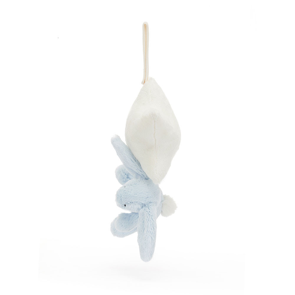 Bashful Blue Bunny Star Musical Pull, View 1