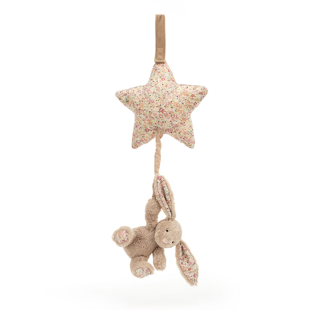 Blossom Bea Beige Bunny Musical Pull, Main View