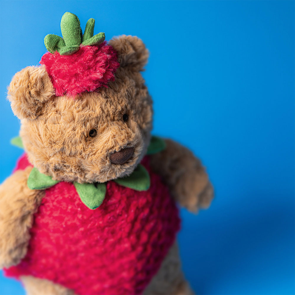 新品　 Bartholomew Bear Strawberry Bartholomew Bear Strawberry - Official Jellycat