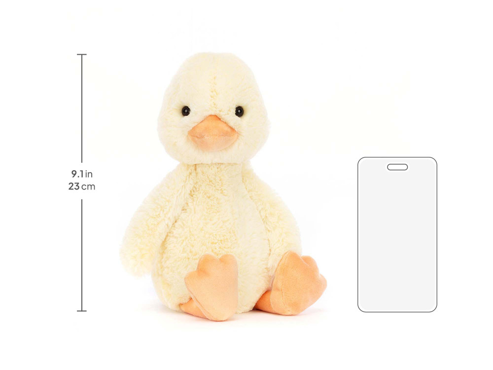 Bashful Duckling, size chart