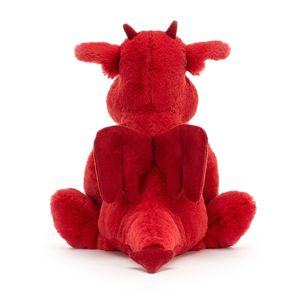 Bashful Red Dragon Original, View 2