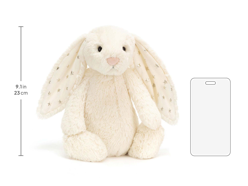 Bashful Twinkle Bunny Medium, size chart