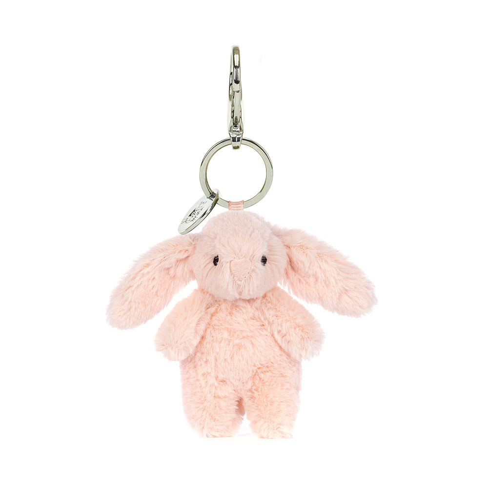 Bashful Blush Bunny Bag Charm, Main View