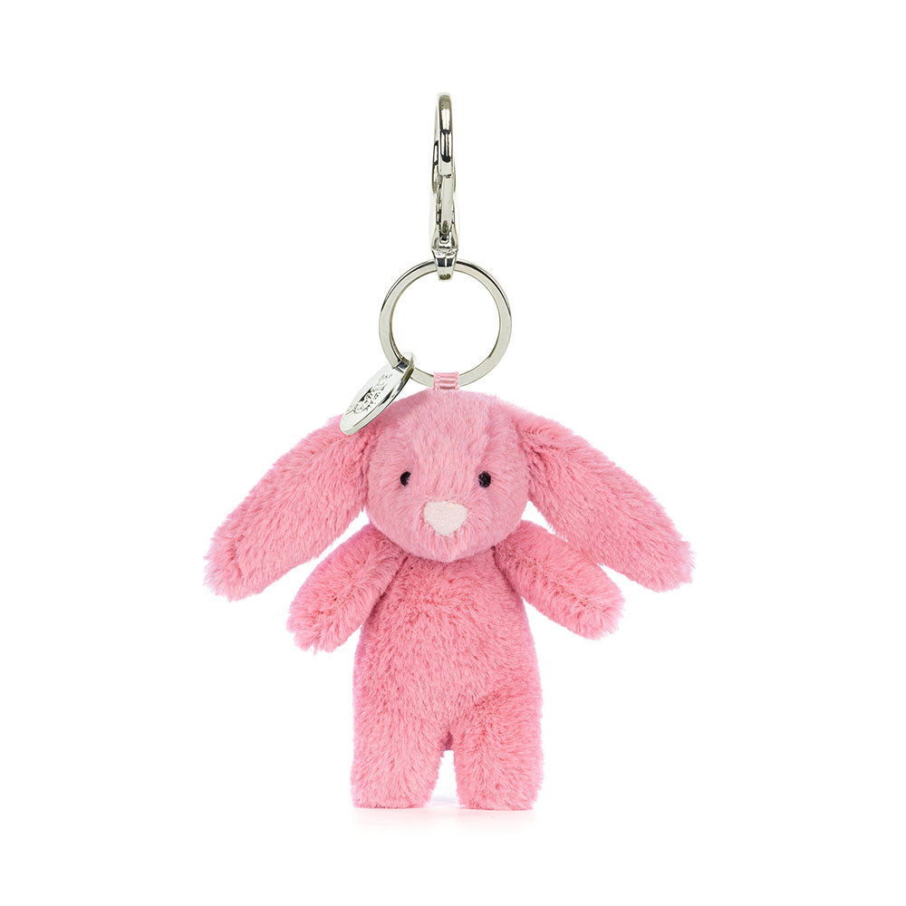 Bashful Pink Bunny Bag Charm, Main View
