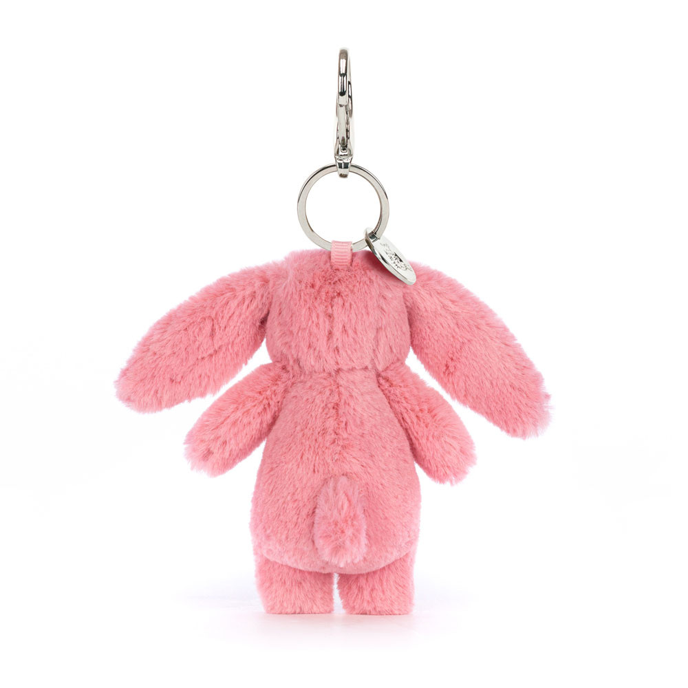 Bashful Pink Bunny Bag Charm, View 3
