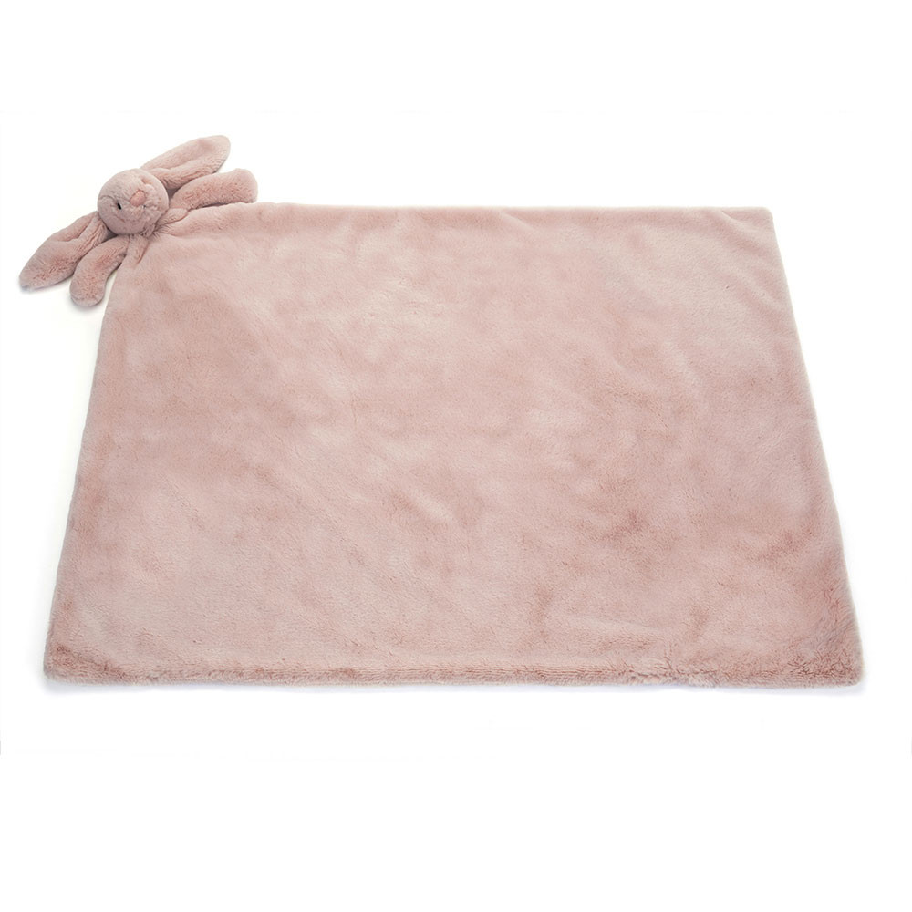 Bashful Luxe Bunny Rosa Blankie, View 6
