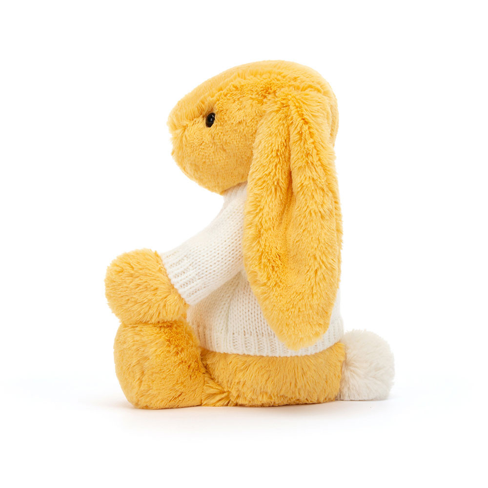  Little Bashful Sunshine Bunny 兎 Jellycat Bashful Sunshine Bunny RETIRED Small 8” Yellow Stuffed