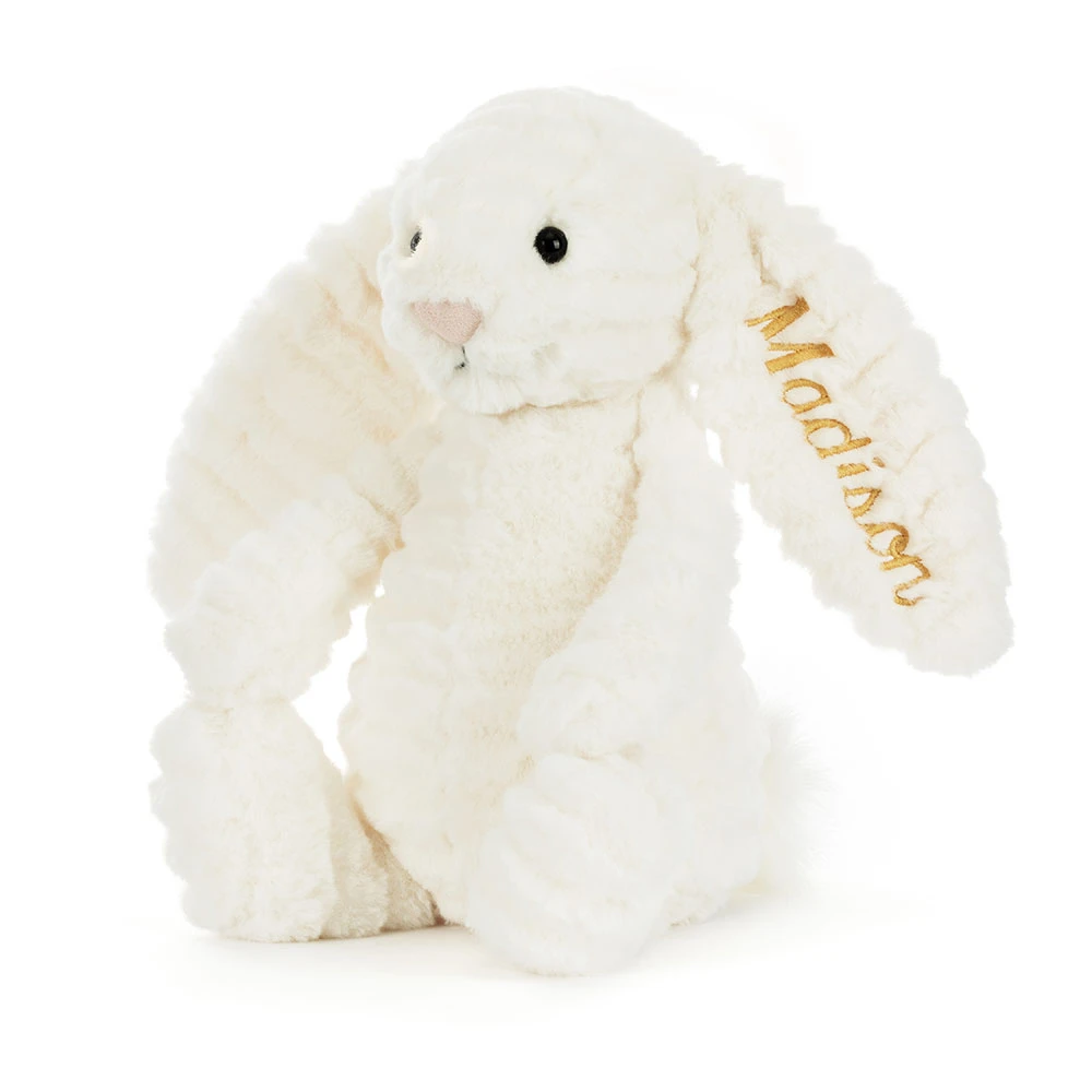 Personalised Bashful Luxe Bunny Nimbus