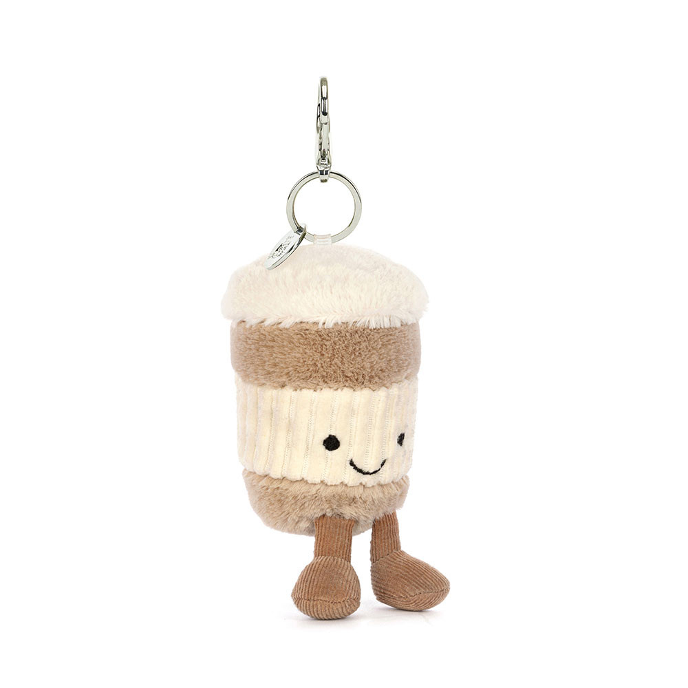 Amuseables Perkle Coffee Bag Charm - Official Jellycat