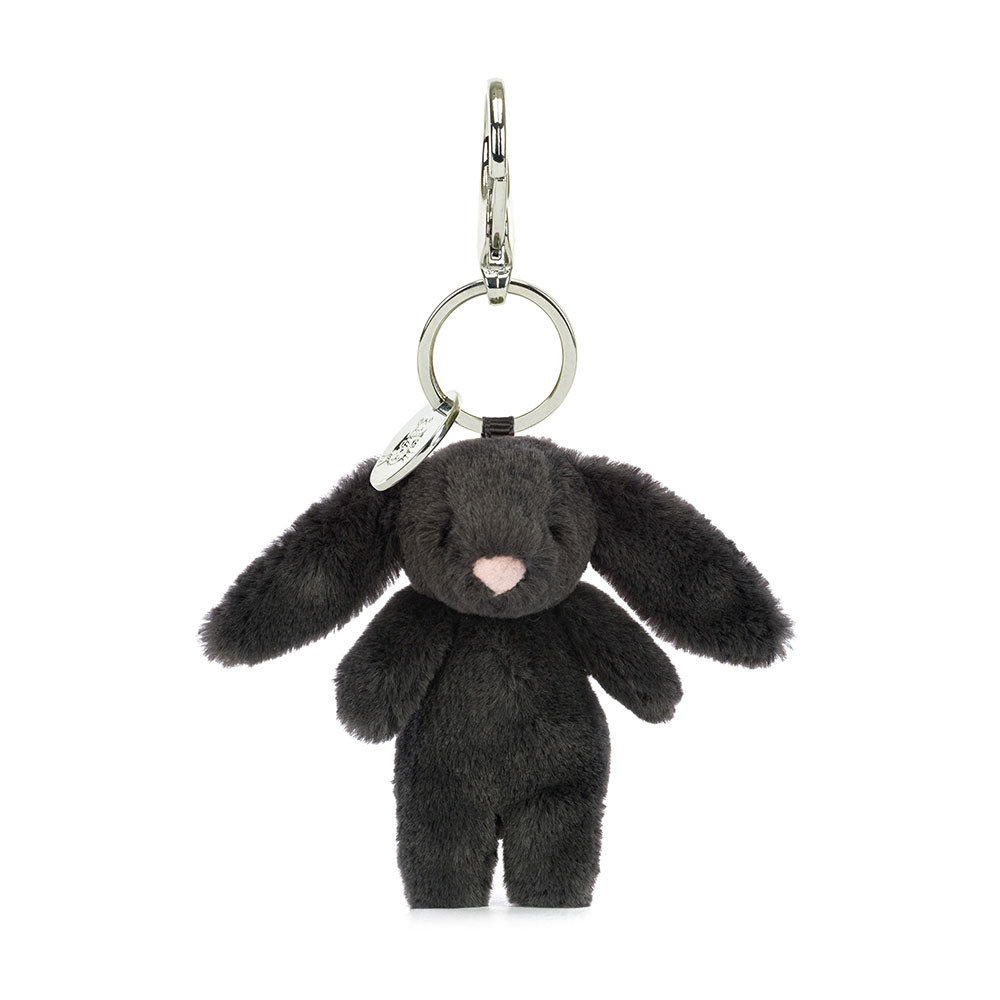 Bashful Inky Bunny Bag Charm - Official Jellycat