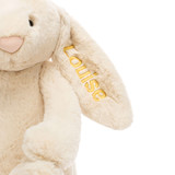 Personalised Bashful Luxe Bunny Willow Huge, Main View