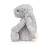 Personalised Bashful Silver Bunny Medium, Main View