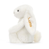 Personalised Bashful Luxe Bunny Luna Medium, View 2