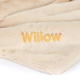 Personalised Bashful Luxe Bunny Willow Blankie, View 2