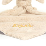 Personalised Bashful Luxe Bunny Willow Soother, View 2