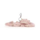 Rose Dragon Bag Charm, View 2