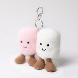 Amuseable Pair of Marshmallows Bag Charm, View 1