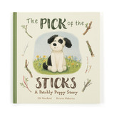 The Pick of the Sticks Book and Bashful Black & Cream Puppy Medium, View 2