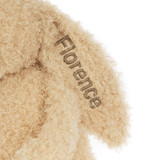 Personalised Bashful Luxe Bunny Curly Big