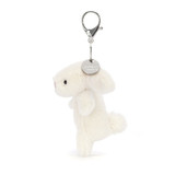 Bashful Cream Bunny Bag Charm, View 2