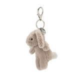 Bashful Beige Bunny Bag Charm, View 2