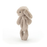 Bashful Beige Bunny Ring Rattle, View 2