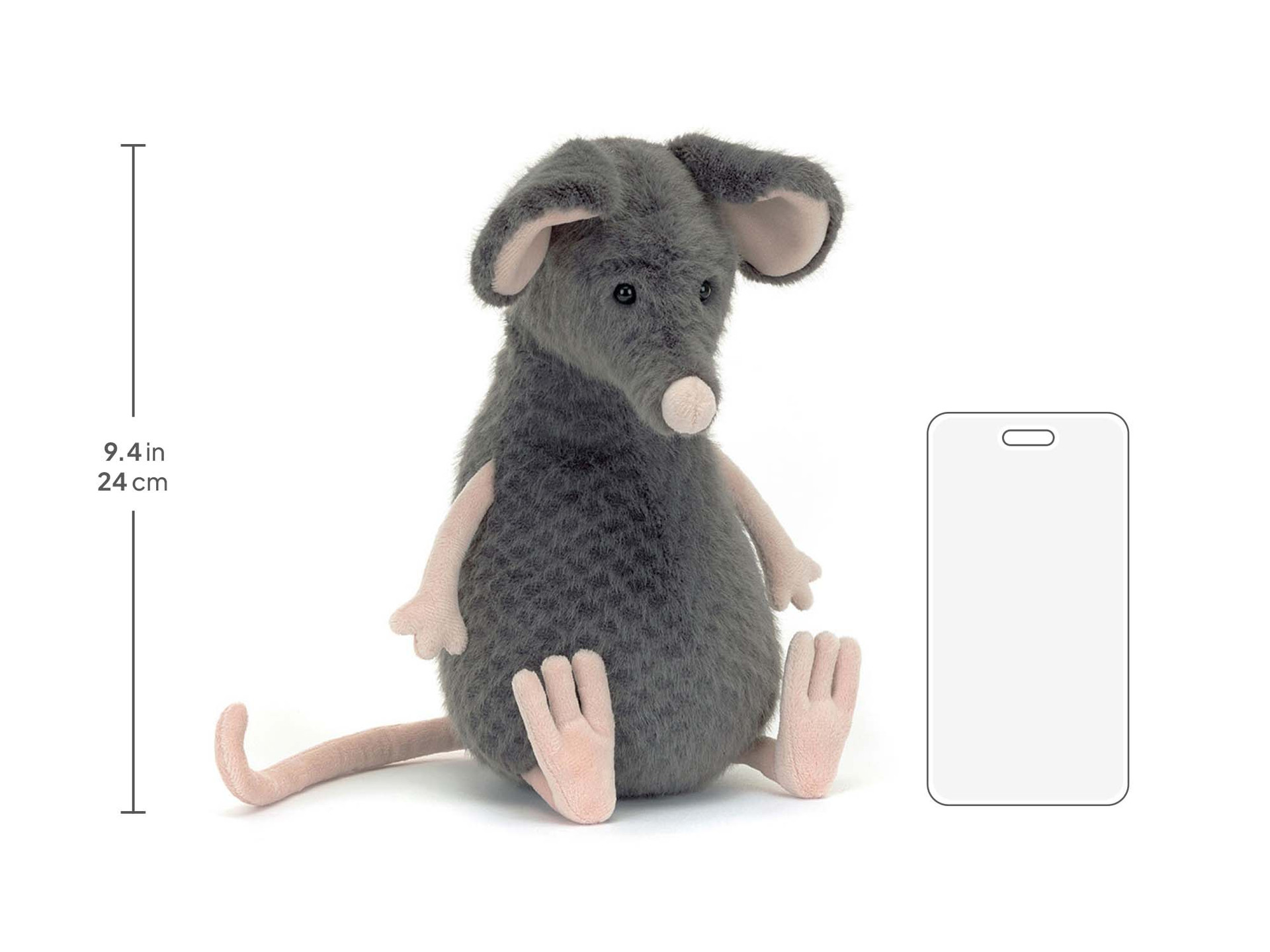 Lachlan Sad Rat - Official Jellycat