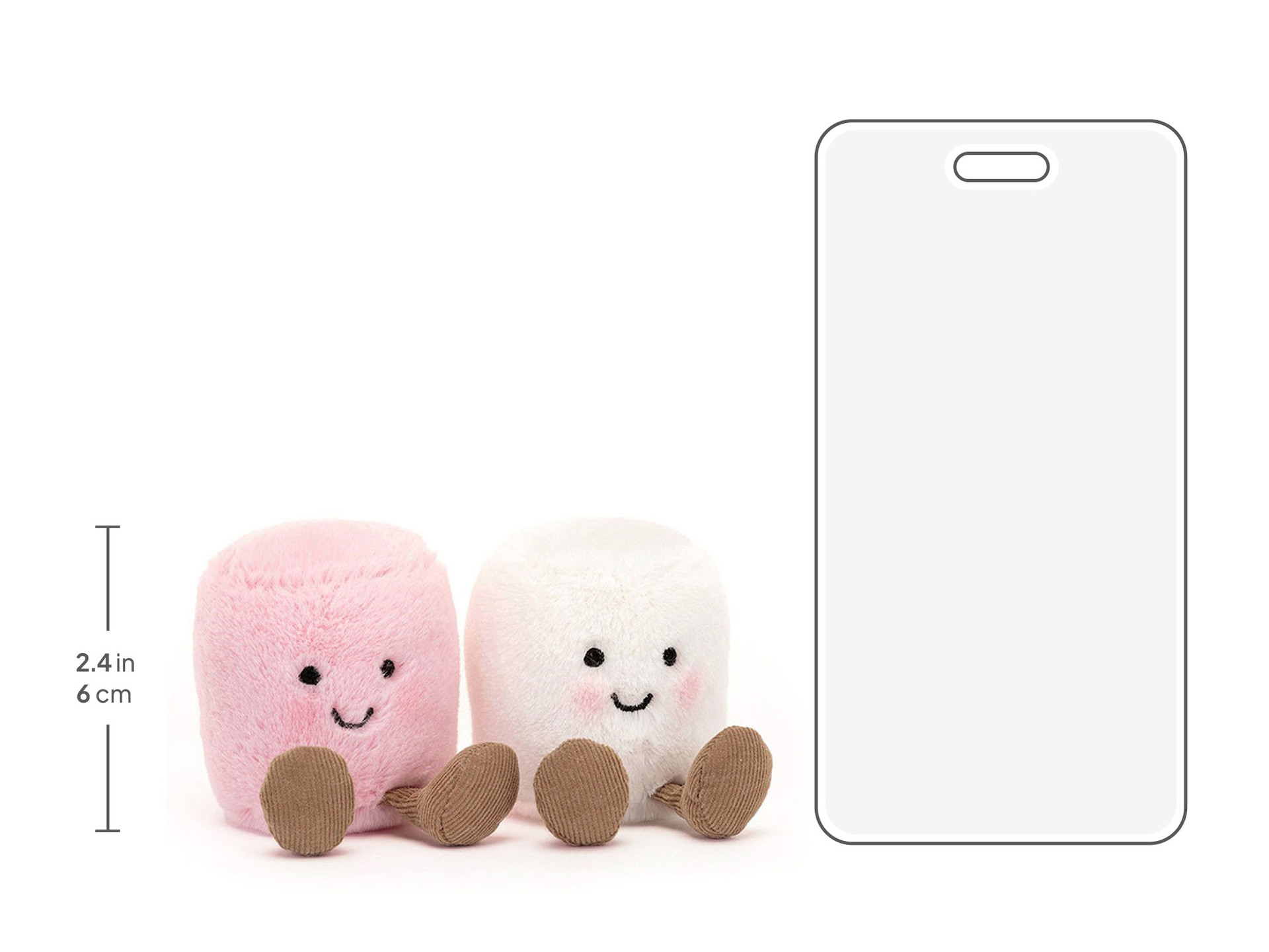 ぬいぐるみ  Amuseables Marshmallows Amazon.com: Jellycat Amuseables Pink and White Marshmallows