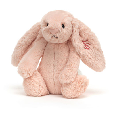 Personalised Bashful Blush Bunny Medium, View 4