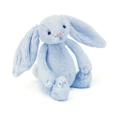 Bashful Blue Bunny Rattle, Main View