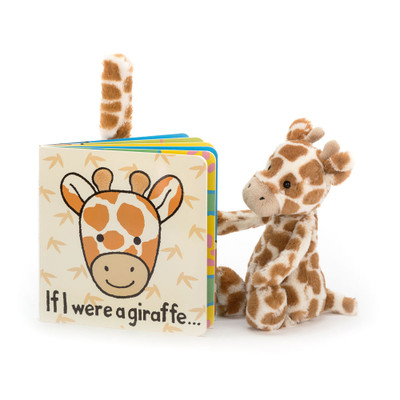 If I Were A Giraffe Book and Bashful Giraffe, Main View
