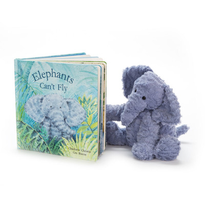 Elephants Can't Fly Book and Fuddlewuddle Elephant, Main View