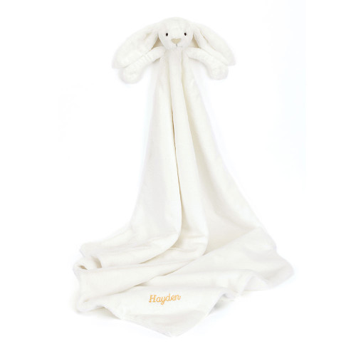Personalised Bashful Luxe Bunny Luna Blankie, Main View