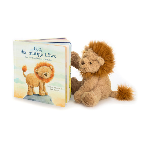 Leo, Der Mutige Lowe Book and Fuddlewuddle Lion, Main View Leo, Der Mutige Lowe Book and Fuddlewuddle Lion, Main View