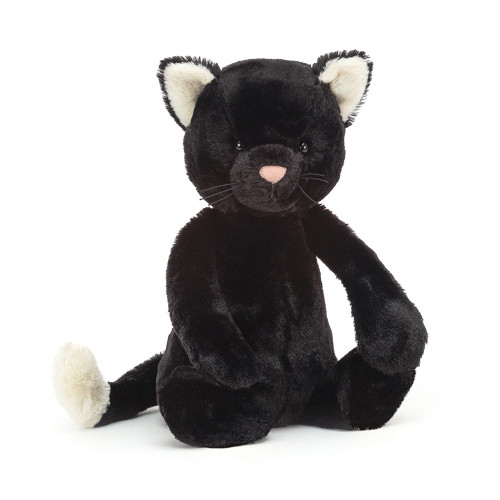 Bashful Black Kitten Original, Main View