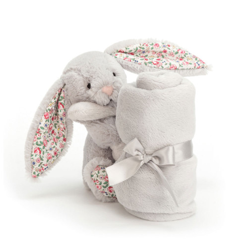 Blossom Silver Bunny Soother, Main View Blossom Silver Bunny Soother, Main View