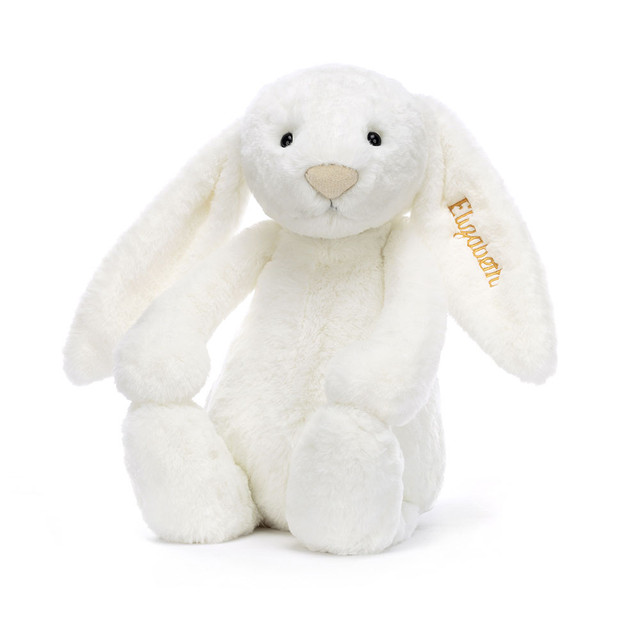 Personalised Bashful Luxe Bunny Luna Huge