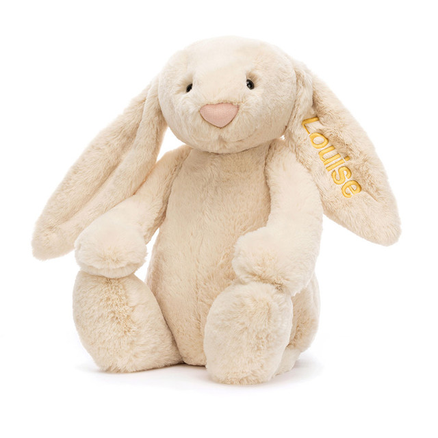 Personalised Bashful Luxe Bunny Willow Huge