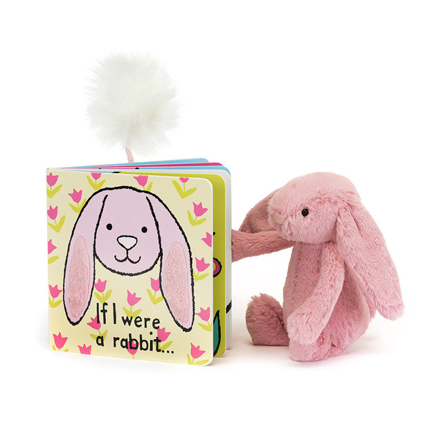If I Were A Rabbit Book and Bashful Tulip Bunny Small