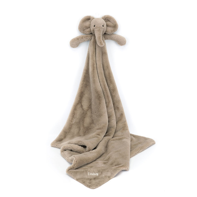 Personalised Smudge Elephant Blankie
