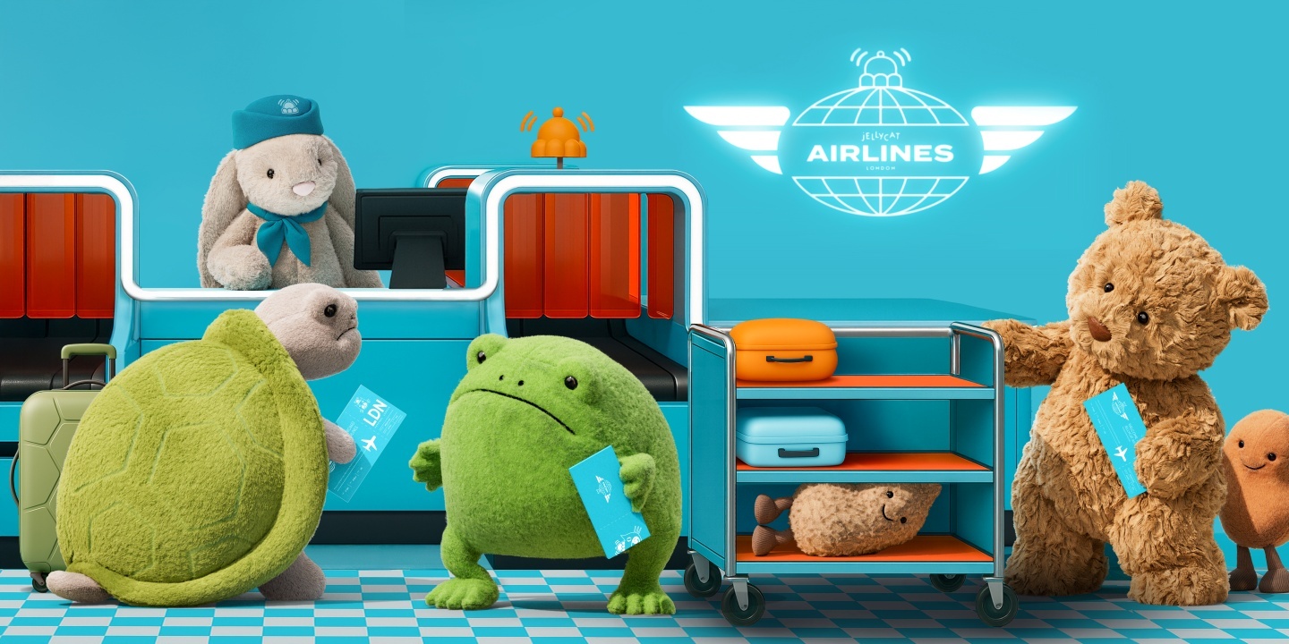 Jellycat Harrods Airline