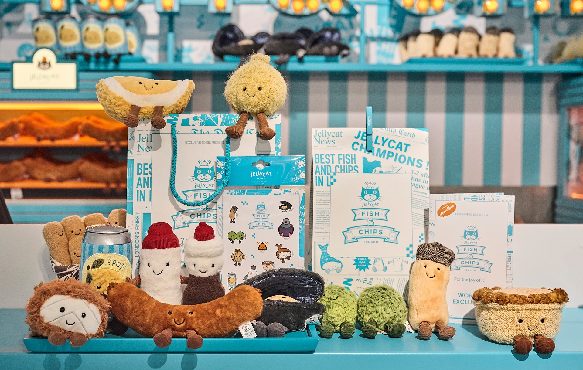 Jellycat London Fish and Chips Experience