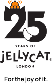 Jellycat 25 years logo