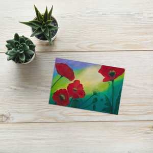 Poppy's Greeting card