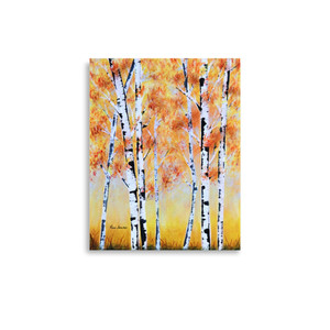 Birch Trees Paper Print