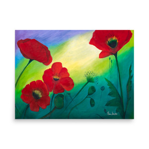 Poppy's Paper Print