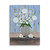 Jar of Flowers on Canvas