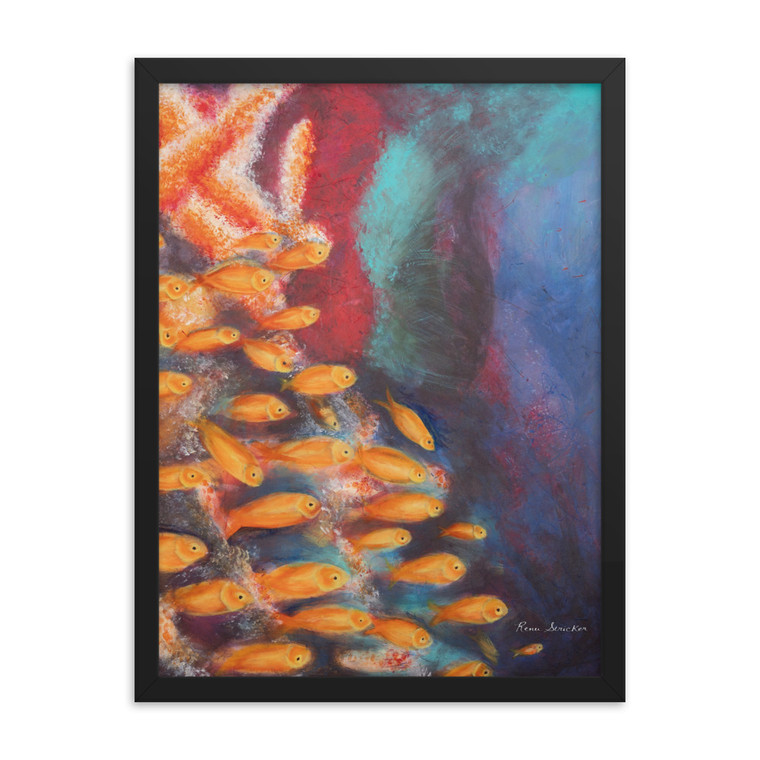 Goldfish Framed Print